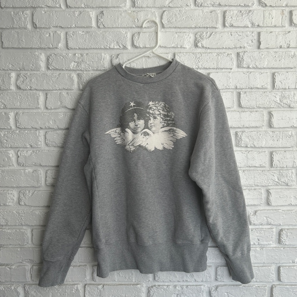 FIORUCCI Grey Oversized Crewneck (XS, fits S/M)